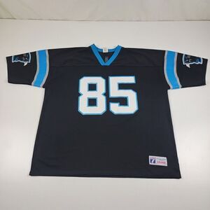 Vtg 90s Logo Athletic Walls #85 Carolina Panthers Adult Jersey Shirt Sz 2XL Men